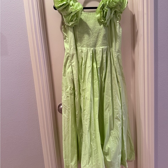 The Corina Ruffled Dress by Maeve in light green - Picture 13 of 14
